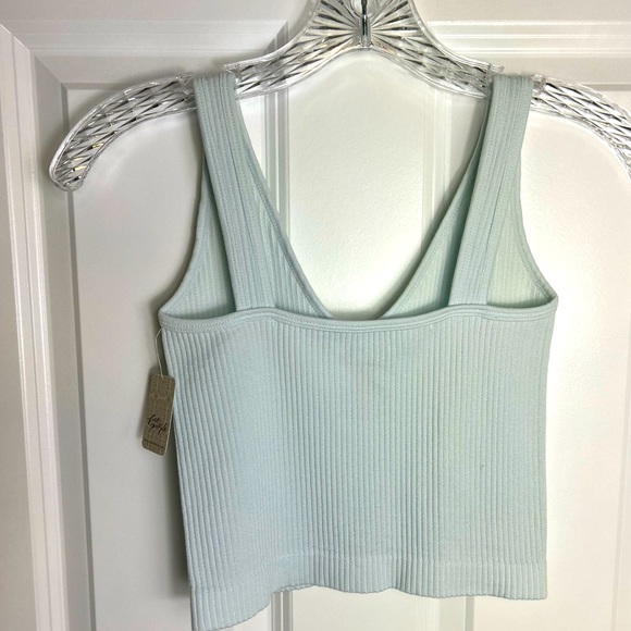 Free People Solid Rib Brami - MOONLIGHT NWT - Picture 7 of 13